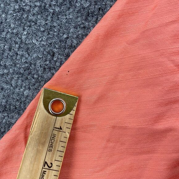 Talbots Blouse Top Womens 20W Orange Striped Button Up Long Sleeve Office Career - Picture 6 of 10